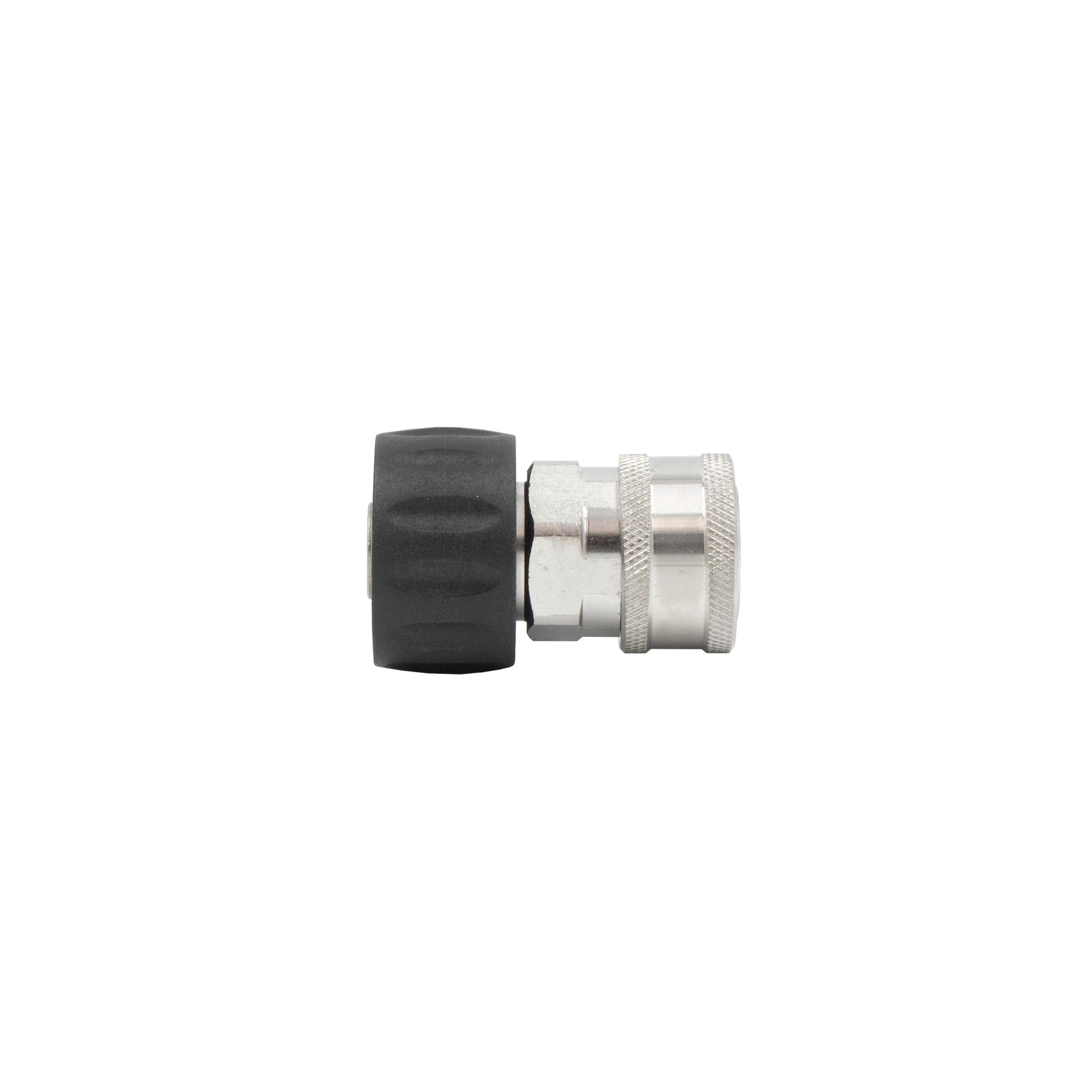 Profilo laterale adattatore ACTIVE M22/14 mm a innesto rapido, corpo in metallo con ghiera zigrinata