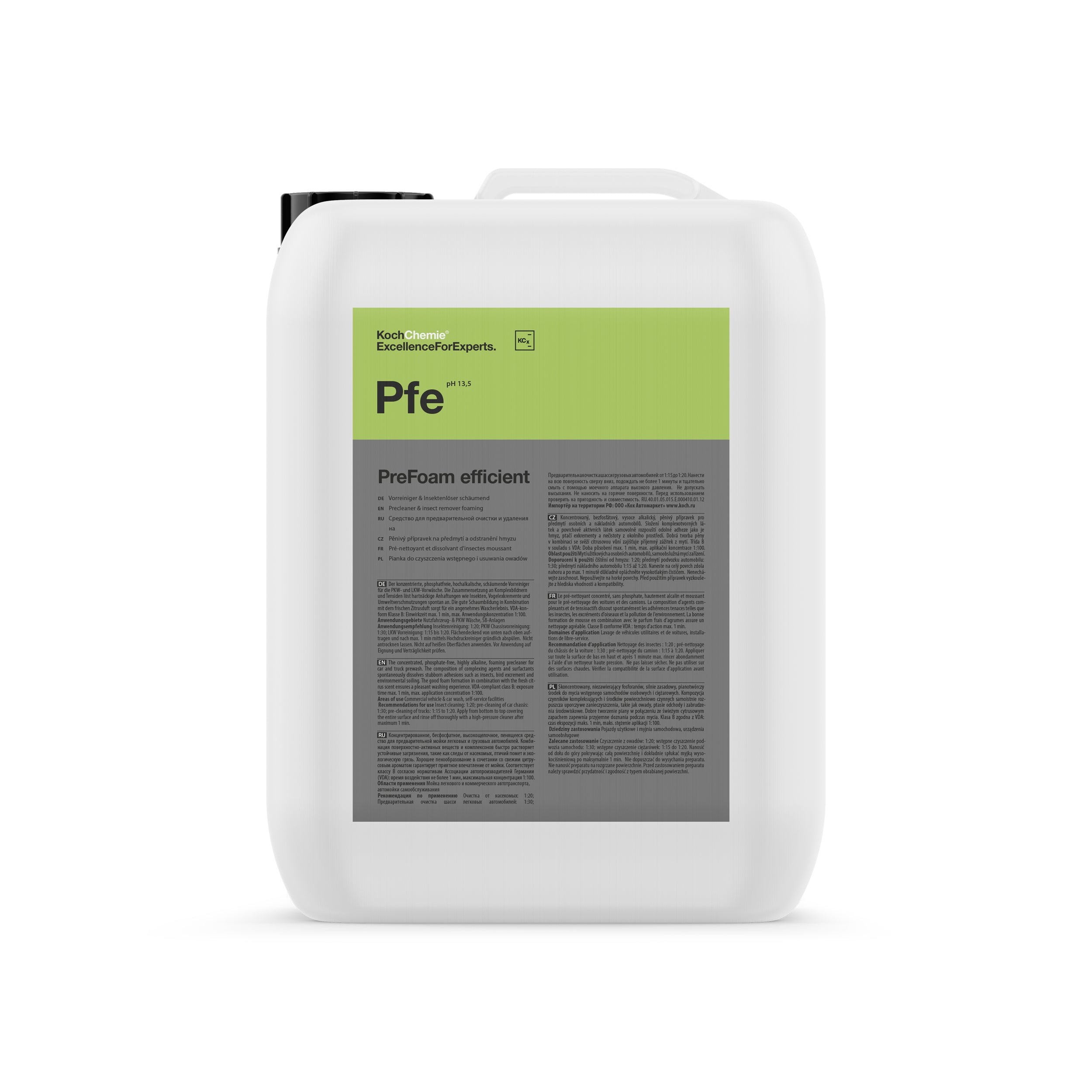 Koch-chemie | Pfe - prefoam efficient | Pre-wash Foam and Bug Remover