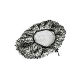 Koch-Chemie Brush Cover in microfibra nera e bianca, con chiusura regolabile