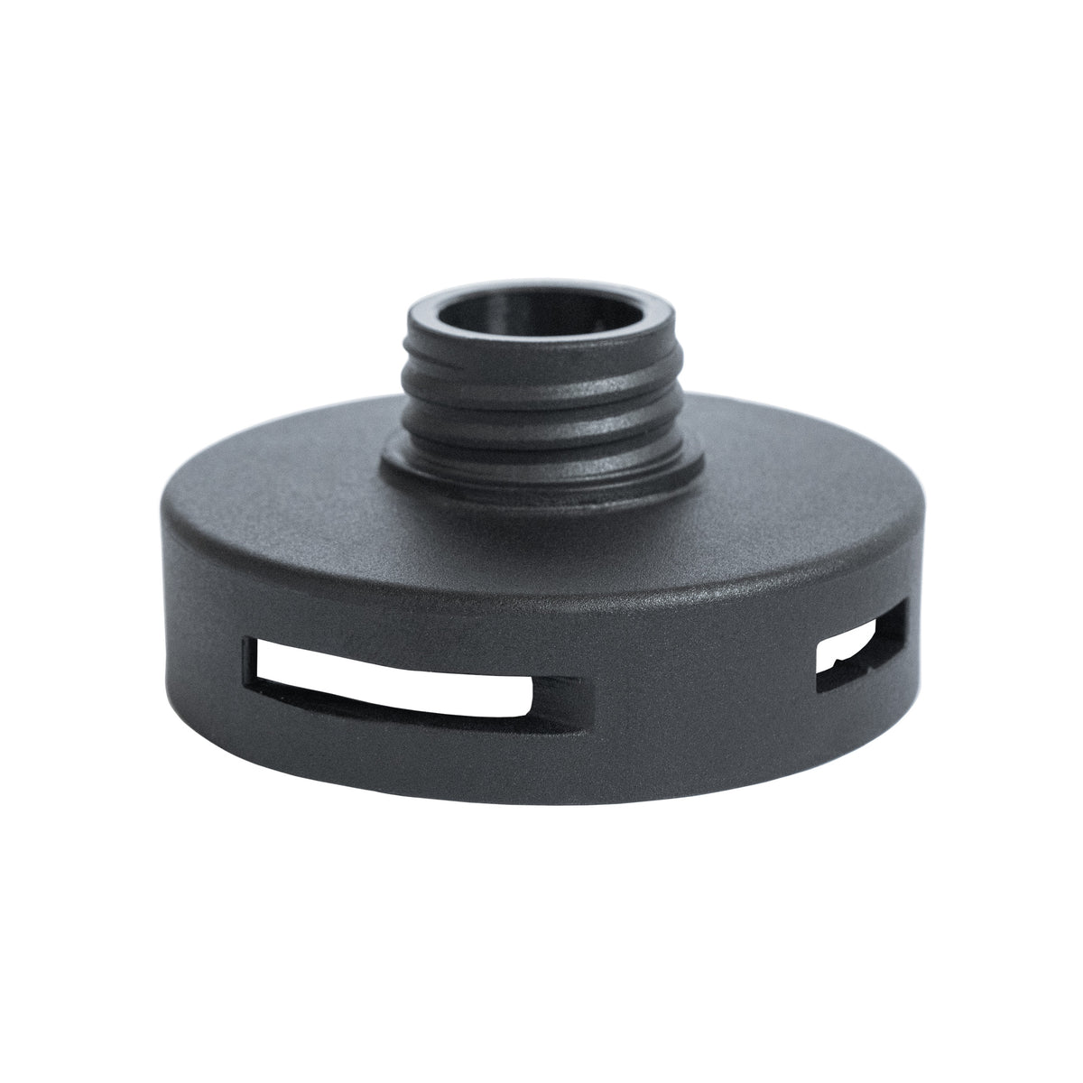 Raccordo MTM Hydro per PF22 nero, con filettatura e design resistente, ideale per connessioni sicure in operazioni di detailing