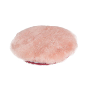 Tampone di lana CARTEC per lucidatrice orbitale, ideale per una rimozione aggressiva dei difetti della vernice.