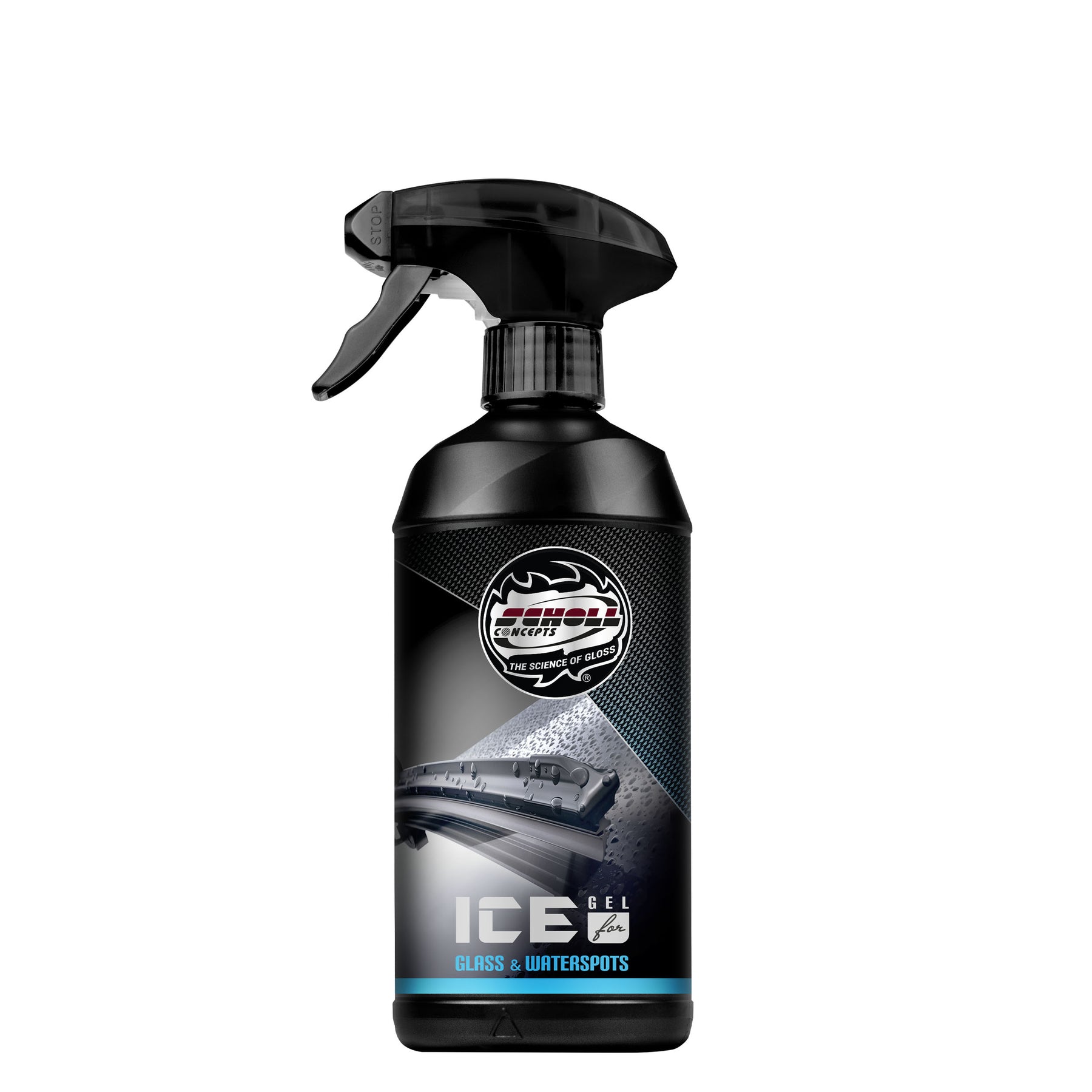 SCHOLL Concepts ICE Gel Glass & Waterspot detergente gel per rimozione macchie d’acqua e calcare vetri auto