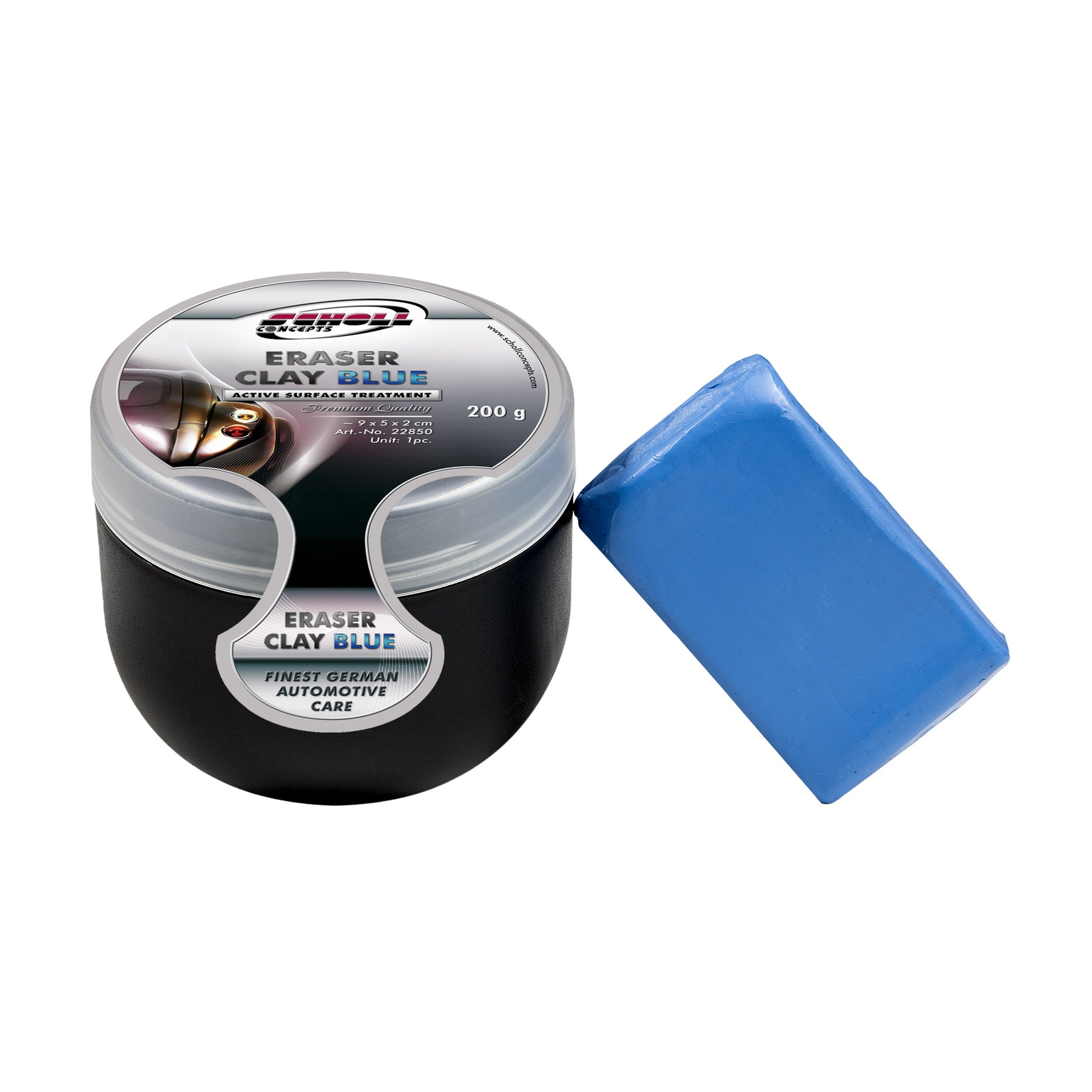 SCHOLL Concepts CLAY&CLEAN Eraser Clay Blue Box clay bar per decontaminazione carrozzeria auto