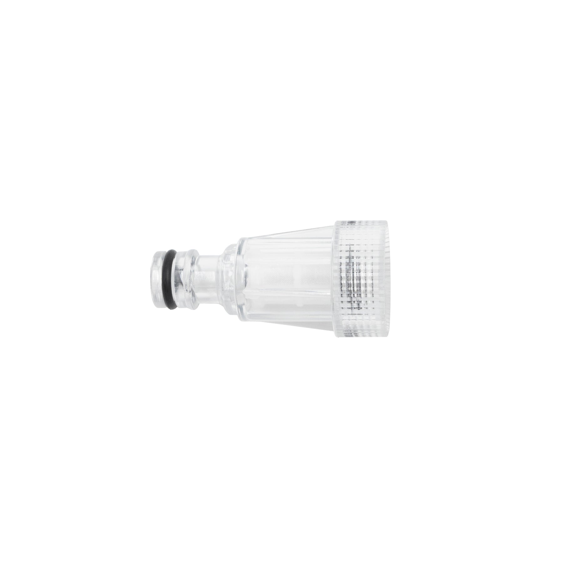 Adattatore trasparente per tubo acqua in ingresso idropulitrice ACTIVE 2.0 con attacco rapido e guarnizione O-ring