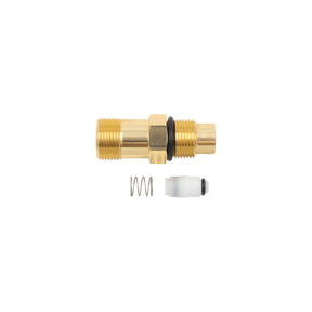 Adattatore ottone ACTIVE per ingresso acqua idropulitrice 2.3 con molla e valvola interna anti-ritorno