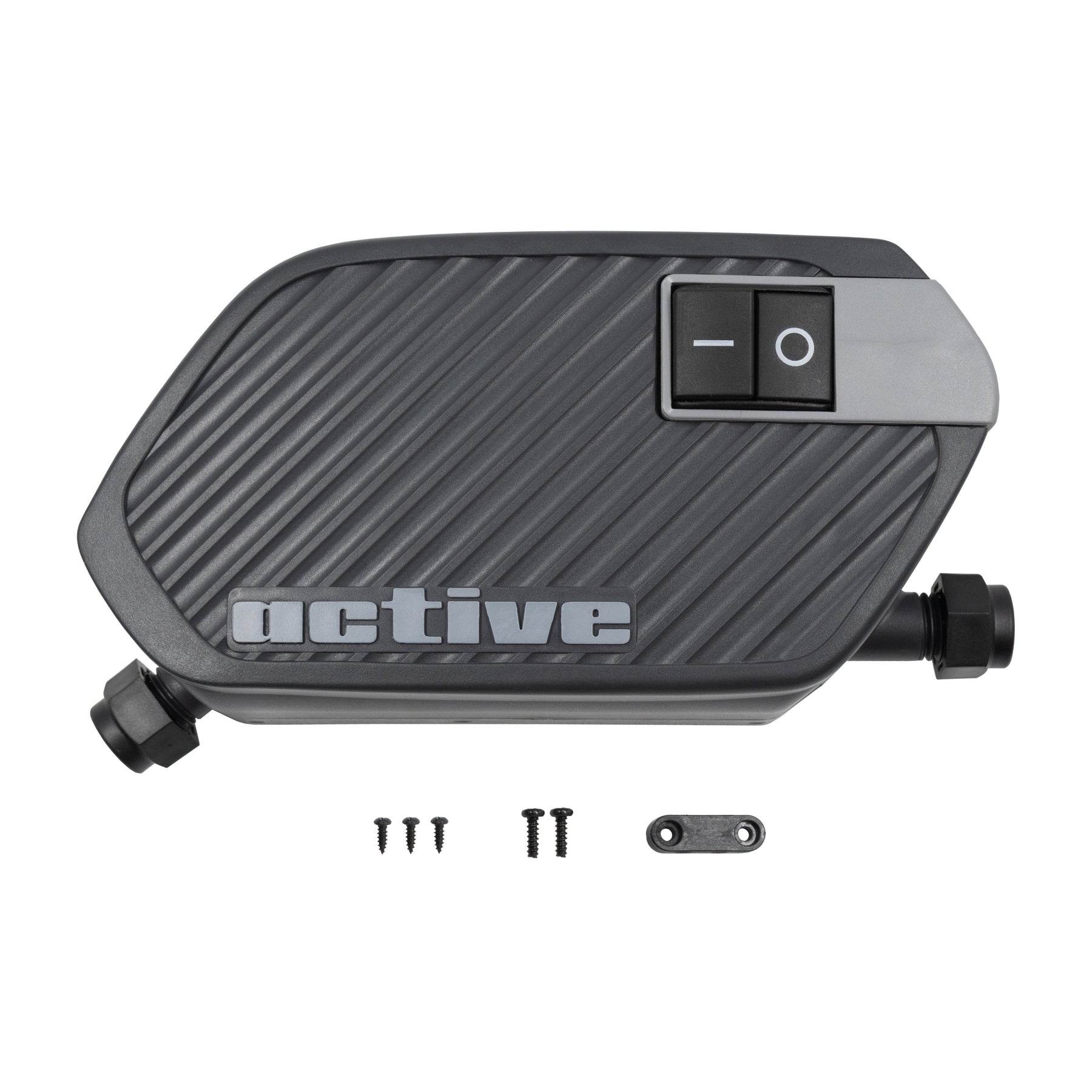 Scocca frontale con interruttore ON/OFF per set elettrico ACTIVE idropulitrice 2.3 con viti e piastrina di fissaggio