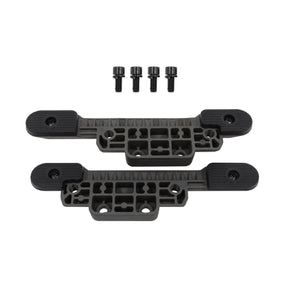 Kit supporti motore ACTIVE per idropulitrice 2.3 con due staffe sagomate e viti di montaggio, ideale per assorbire vibrazioni e fissare il motore