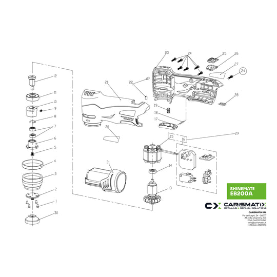 SHINEMATE EB200 - Ricambi