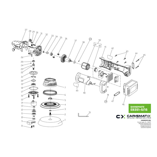 SHINEMATE EB351-5/15 - Ricambi