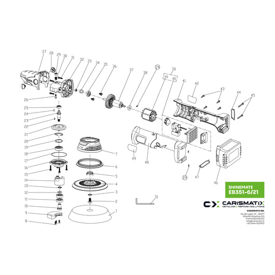 SHINEMATE EB351-6/21 - Ricambi
