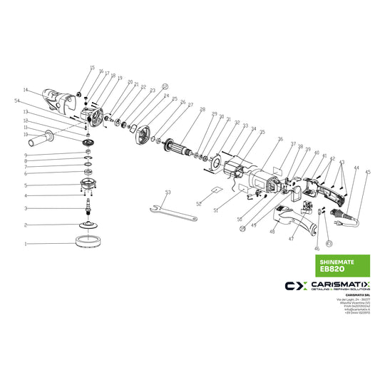 SHINEMATE EP820 - Ricambi