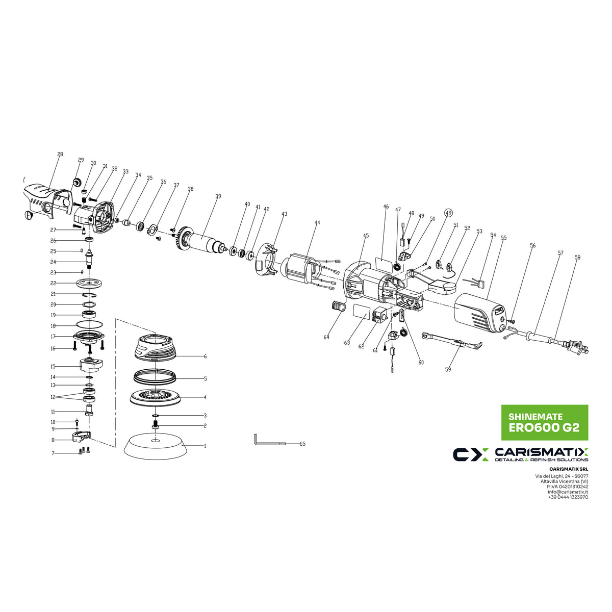 SHINEMATE ERO600 G2 - Ricambi