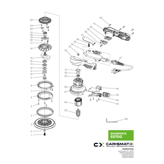 SHINEMATE ES700 - Ricambi