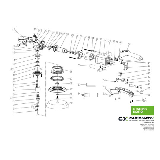 SHINEMATE EX610 - Ricambi