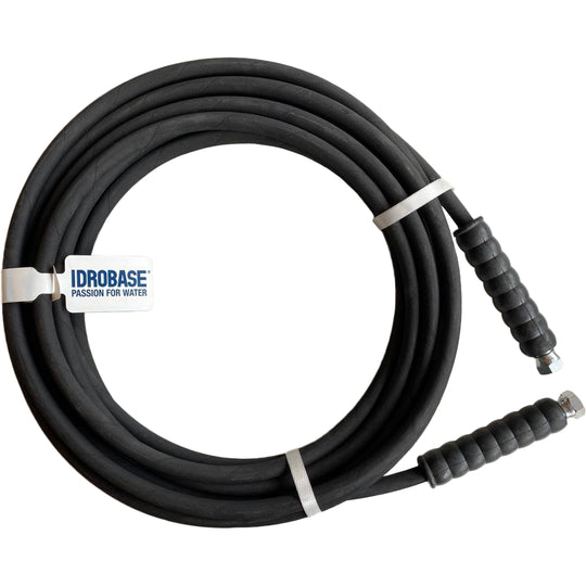 IDROBASE High Pressure Hose 315bar, R1 5/16" - DN8, G3/8" F - G3/8" F, Black