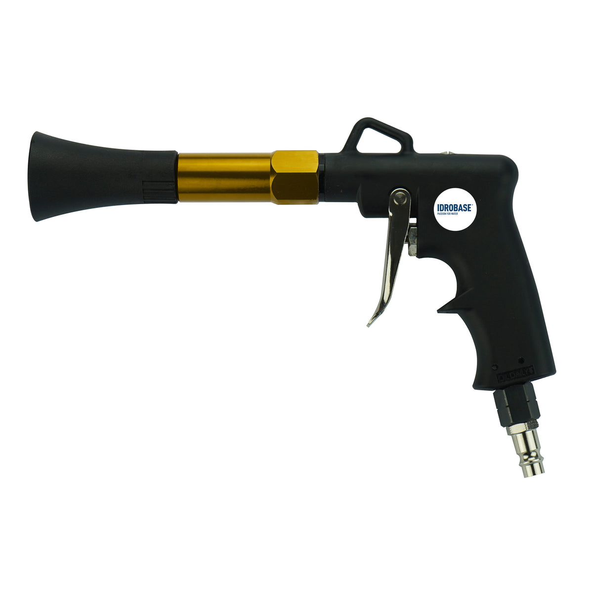 IDROBASE Pistola A-Vortice Aria Gold per pulizia potente ed efficiente nel detailing auto.
