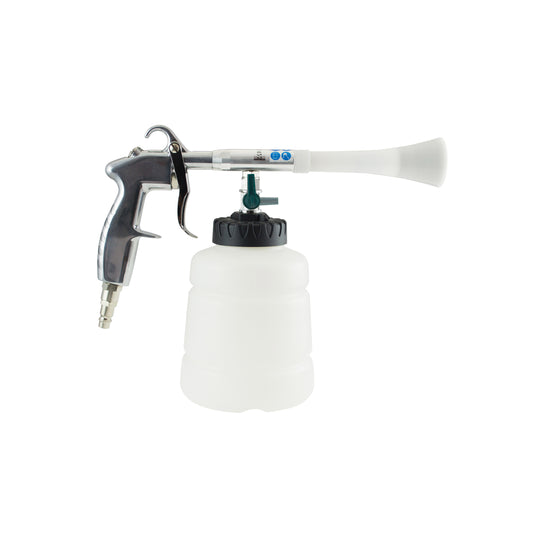 IDROBASE Pistola A-Vortice con Serbatoio, Cono in Plastica Rinforzata