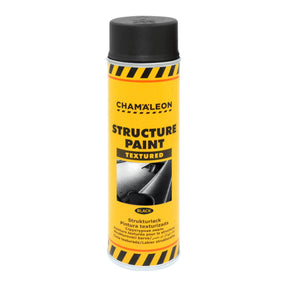 Chamaleon Aerosol Structure Spray Black, spray strutturato nero per finitura resistente su plastica e metallo.