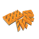 Set di applicatori CARPRO 8Fingers in spugna arancione, progettati per un'applicazione uniforme e precisa di prodotti, ideali per detailers professionisti.