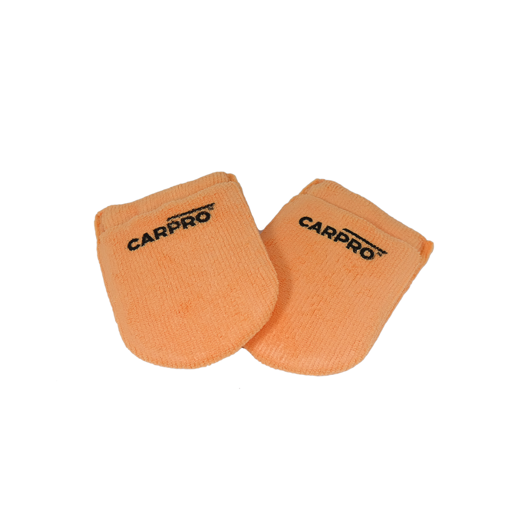 Applicatore in microfibra CARPRO di colore arancione, ergonomico e ideale per una stesura uniforme