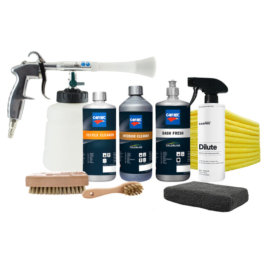 Kit Pulizia Tessuti e Plastiche con Pistola Vortice Il Preparatore 2.0